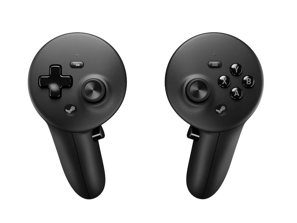 Steam Frame 控制器的按鍵布局是為一般非 VR 遊戲玩家而設計的。