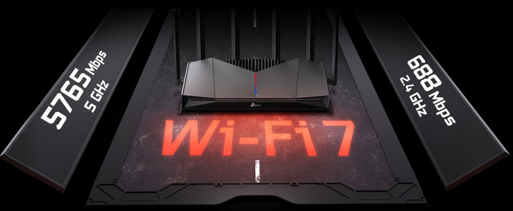 無線規格為 BE6500,包括 1 組 688Mbps @ 2.4GHz 及 1 組 5,765Mbp @ 5GHz。