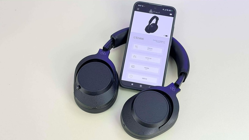 耳機亦支援 final UX5000 的手機 app，可為耳機切換降噪模式及調整均衡器等，不過廠方就未有提供不同的預設音場效果⋯⋯