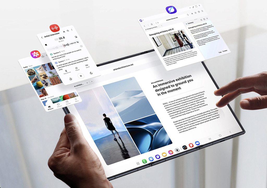 Galaxy Z TriFold 採用 S8 Eilte 晶片、具備開展後達 10 吋 FHD+ 120Hz 摺屏、跟 6.5 吋 FHD+ 120Hz 外屏。
