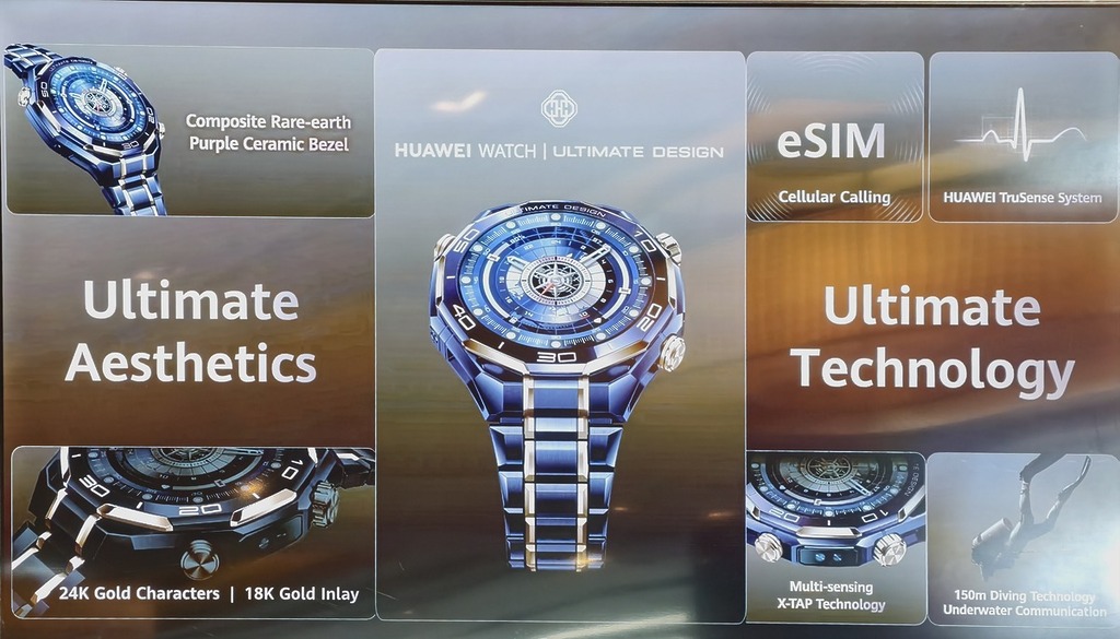 WATCH Ultimate Design 支持 eSIM 連接功能。