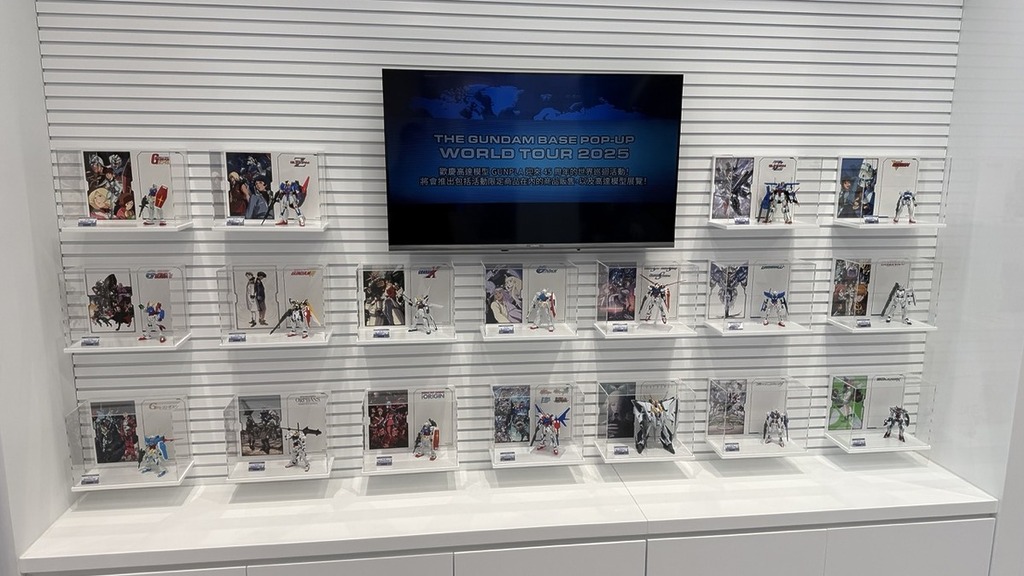 高達主要系列，包括《閃光的凱薩衛》和《GQuuuuuuX》