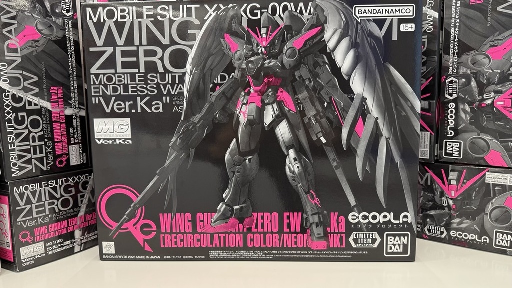 MG 1/100 飛翼高達零式 EW Ver.ka（循環再造色 / 霓虹粉）