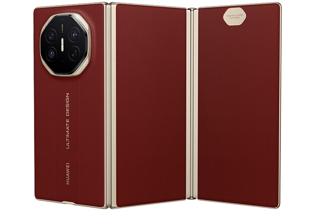 同採三摺屏設計、僅在國內銷售的 HUAWEI Mate XTs 非凡大師包郵到港價約 $24,309 港元。