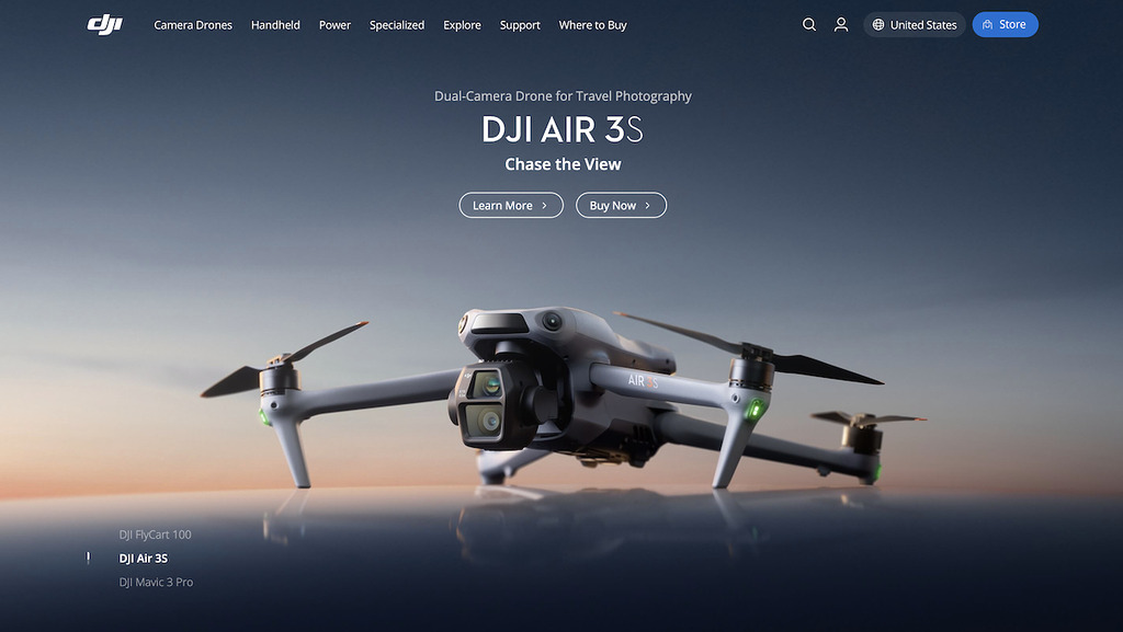 受到美國的禁令影響，DJI 及國外品牌日後推出的新型號無人機不能在美發售。