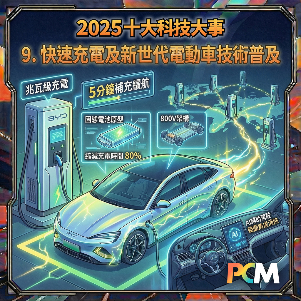 9. 快速充電及新世代電動車技術普及
