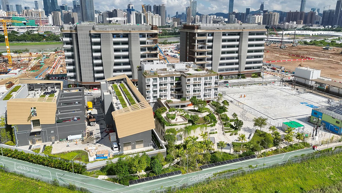 港深創科園第一期首批落成的大樓。（圖片來源：孫東網誌）