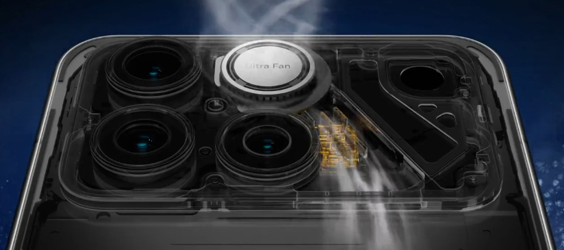 兩款機型均配備 10,000mAh 的硅碳電池，並首次在相機模組中加入主動式冷卻風扇，官方指相關技術能將處理器降溫達 7℃，能有效提升手機長時間拍攝及遊戲時的穩定性。