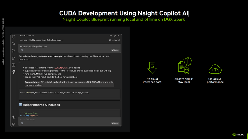 可使用 Nsight 助手輔助開發 CUDA 應用