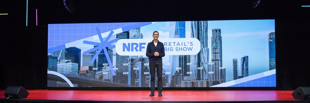 Google CEO Sundar Pichai 親自在美國全國零售聯盟大會（NRF 2026）上發表 UCP。