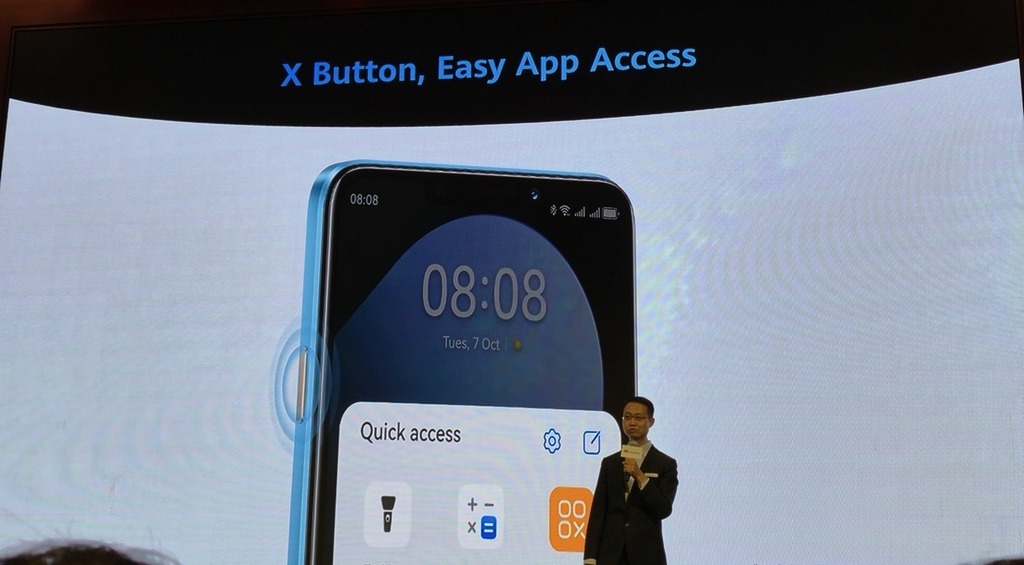 新增「X Button」實體鍵，用戶可透過單擊或雙擊快速啟動常用工具或應用程式。