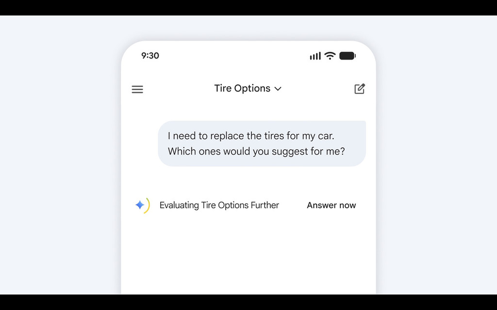 直接問 Gemini 建議換哪款輪胎
