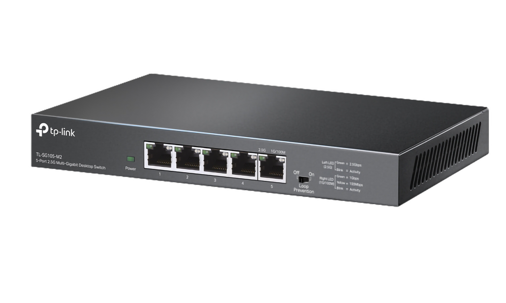 TL-SG105-M2  5-Port 2.5G 桌上型交換器