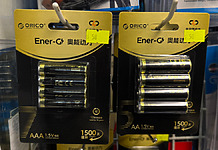 【場料】無嘢好出 Orico 玩埋 USB 鋰電池 Orico Ener-G AA/AAA x4 USB 鋰電池