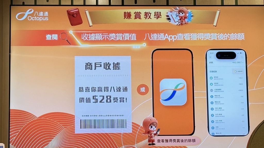 獲得的獎賞金額將會即時用來抵銷相關的交易金額,實現「一嘟即發」的創新獎賞體驗。