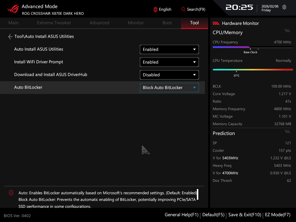 自動安裝功能可關閉，BitLocker 加密也是
