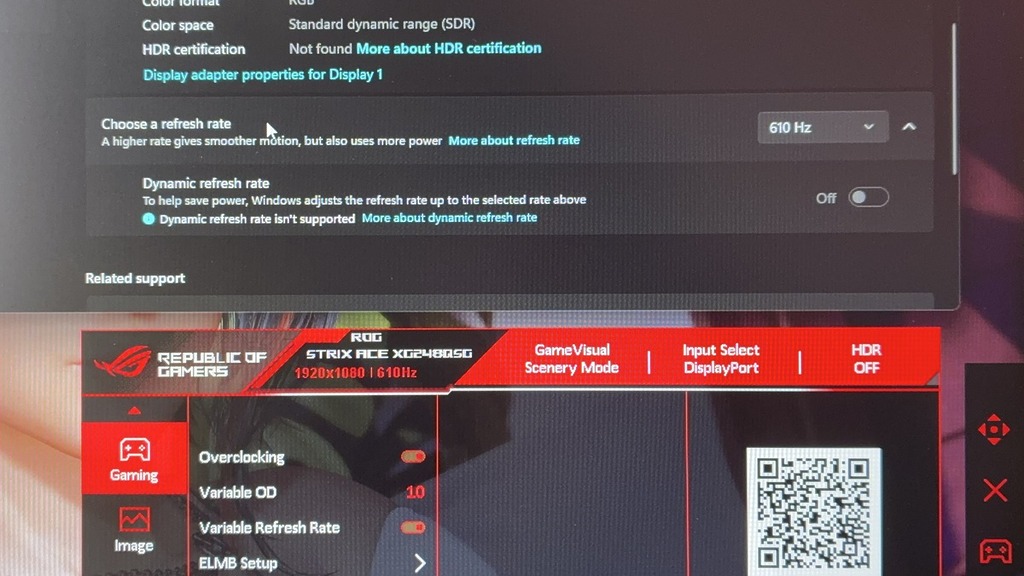 610Hz 是超頻達成