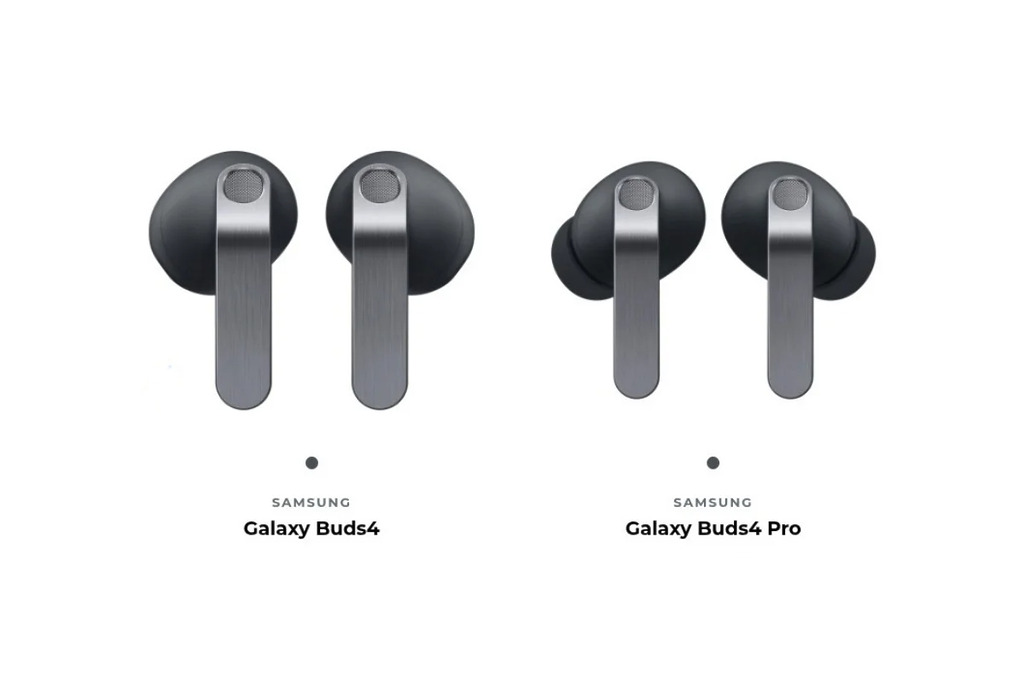 Galaxy Buds4 是採用半開放設計，而 Galaxy Buds4 Pro 則採用入耳式設計。