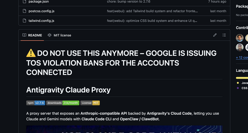 OpenClaw 接入Gemini．用家Google 帳號被停權．Gmail、YouTube ...