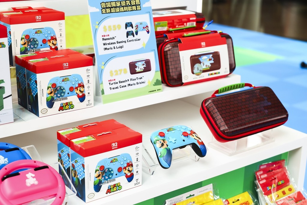 兩款為 Nintendo Switch 2 而設的控制器和便攜包更將在會場優先發售