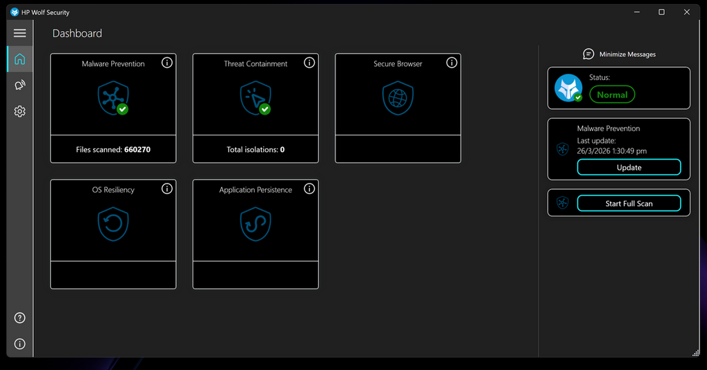 企業用戶除了著重系統的效能,更著重系統及資料的安全,這方面 HP 就透過 HP Wolf Security for Business,配備先進安全防護晶片,為用家的電腦系統帶來多重的保障。