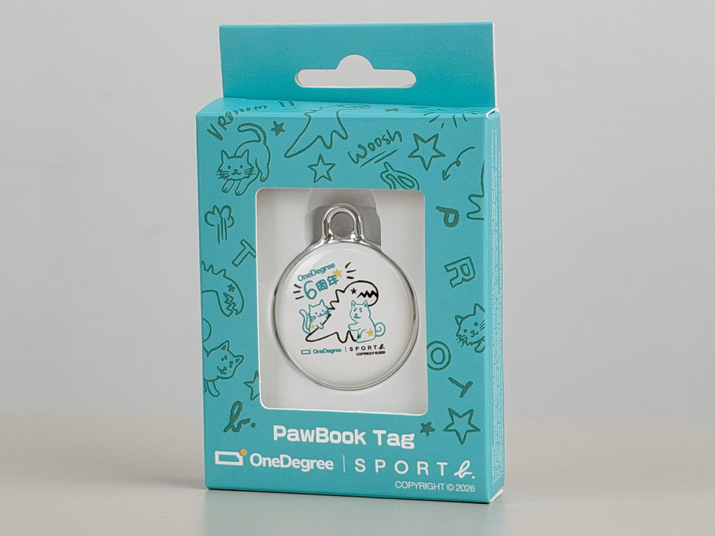 Sport b. 設計之PawBook Tag。