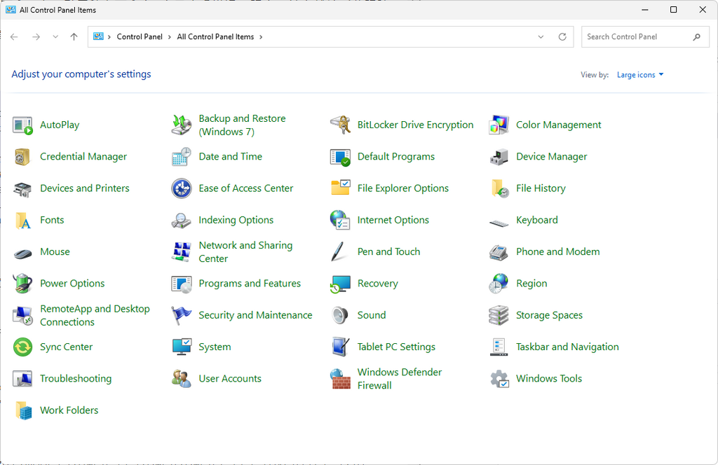 雖然 Windows 已有現代設計的 Settings,不過不少設定仍然依賴控制台。