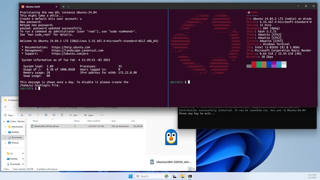 Windows Subsystem for Linux (WSL)