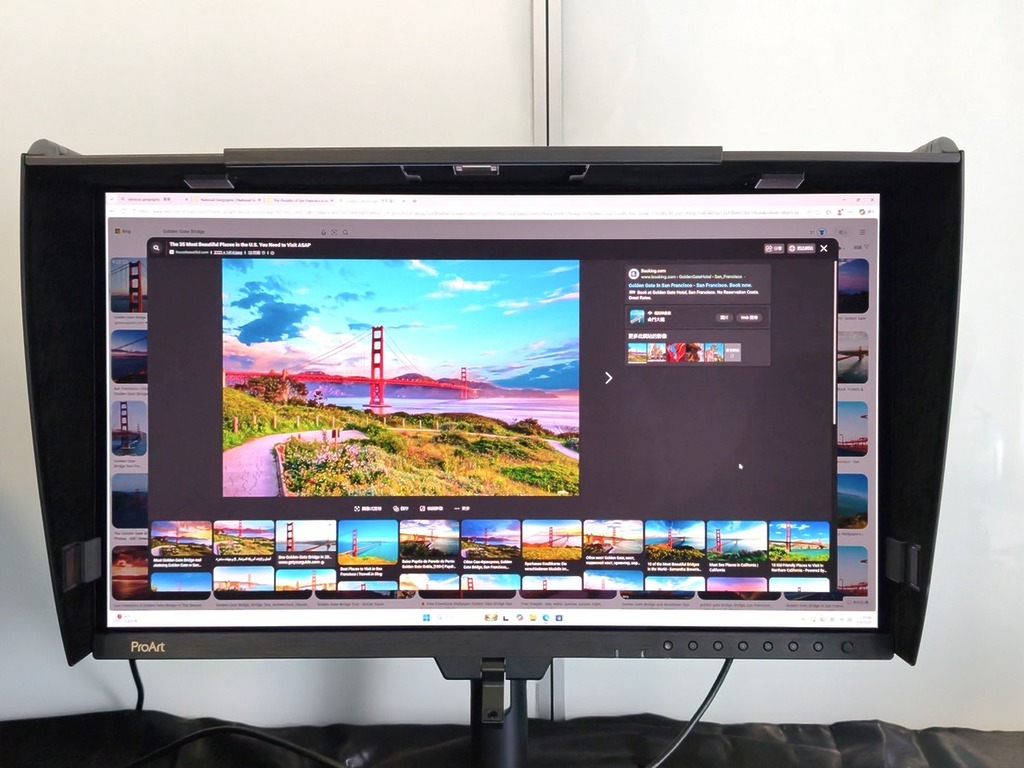 PA27USD 全面支援 HDR10、HLG 及 Dolby Vision,提供多種 PQ 曲線(PQ Hard Clip、PQ Optimized、PQ Basic)與 HDR Preview 模式,可直接模擬相機輸出或剪輯軟體效果。