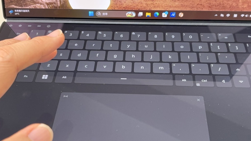 副畫面也有追加虛擬鍵盤功能。