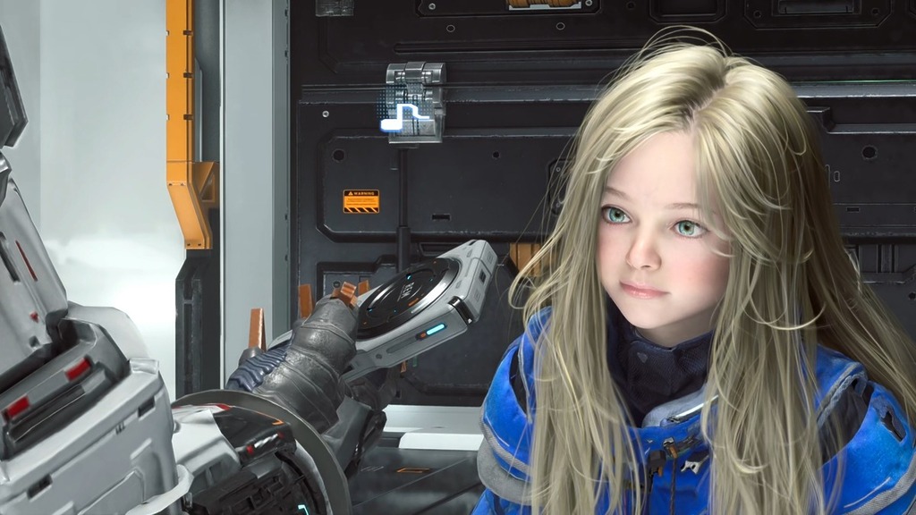 像天真小女孩般的獨特機械人黛安娜