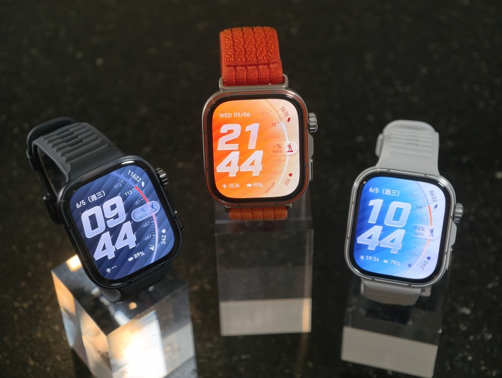 HUAWEI WATCH FIT 5 Pro 提供三色選擇。