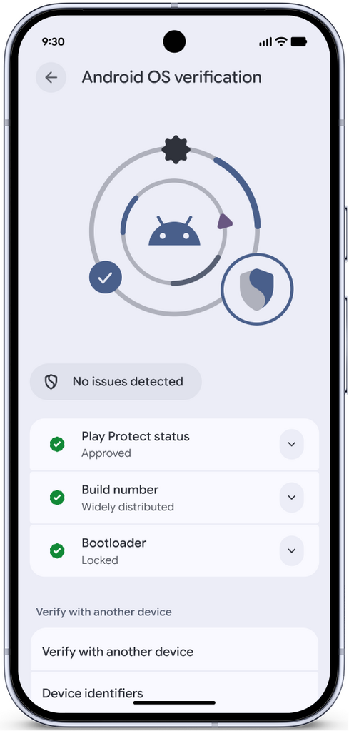 Android OS Verification 驗證 Android 系統本身。