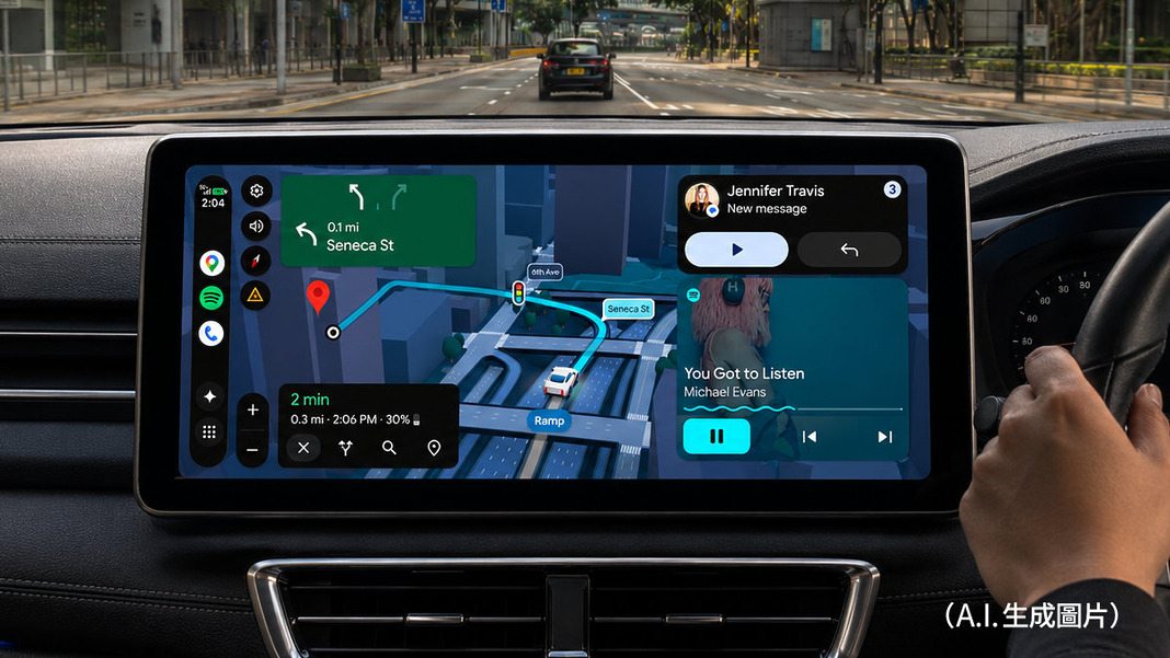 【The Android Show】沉浸式導航．Widget．HD 影音 Android Auto 引入 Gemini AI 讓駕駛更智慧有趣 ...
