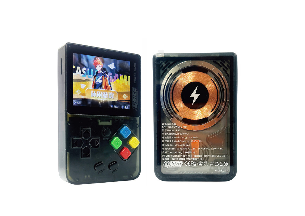 UNICO 遊戲無線充電器透明黑