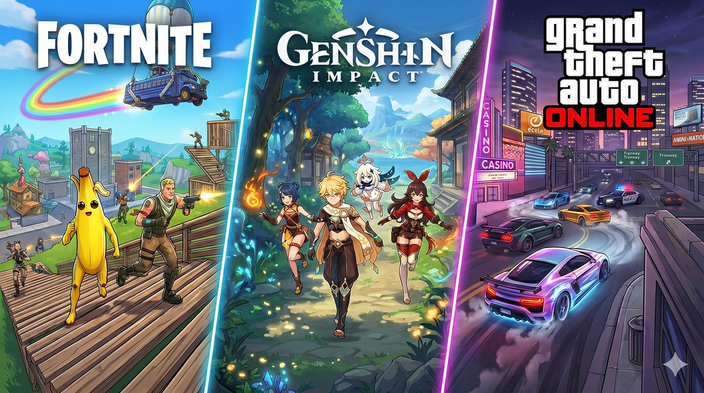 近年不少遊戲都企圖複製 《Fortnite》、《原神》或《GTA Online》的成功模式,令大量同質化作品推出。