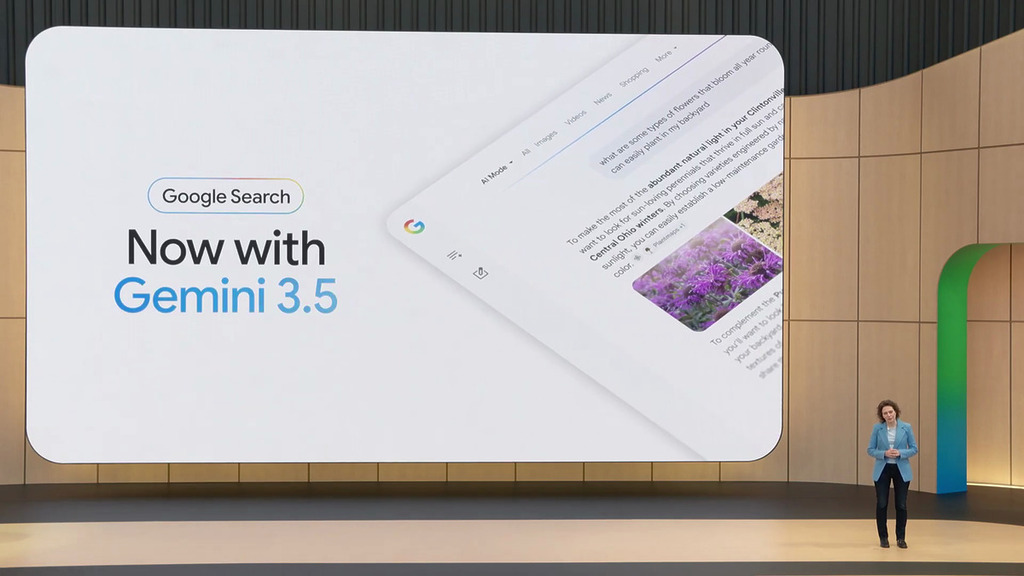 Google Search 宣布 AI 功能即日升級至 Gemini 3.5 Flash,Google 副總裁 Liz Reid 稱 Google Search 就是 AI 搜尋。