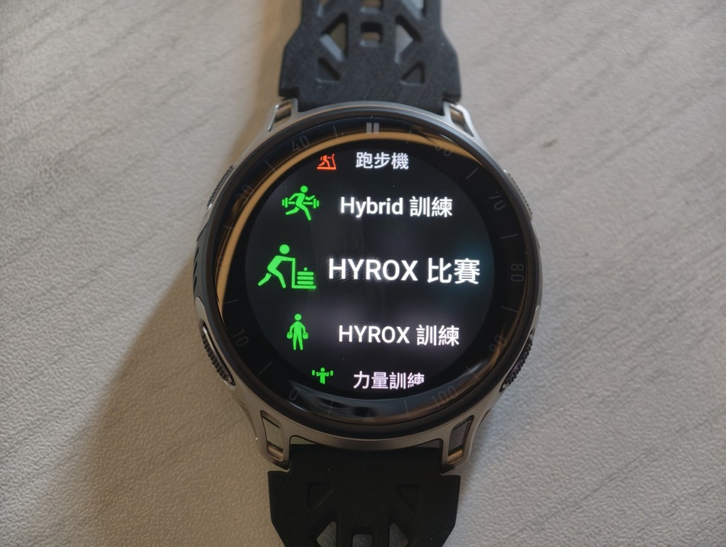 手錶同樣可以支持其他運動記錄功能。