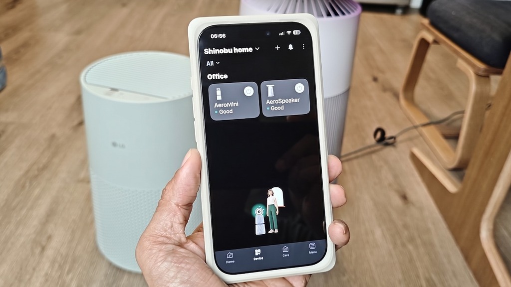 可以透過 LG ThinQ 手機應用同時接連多部 LG 的智能家電。