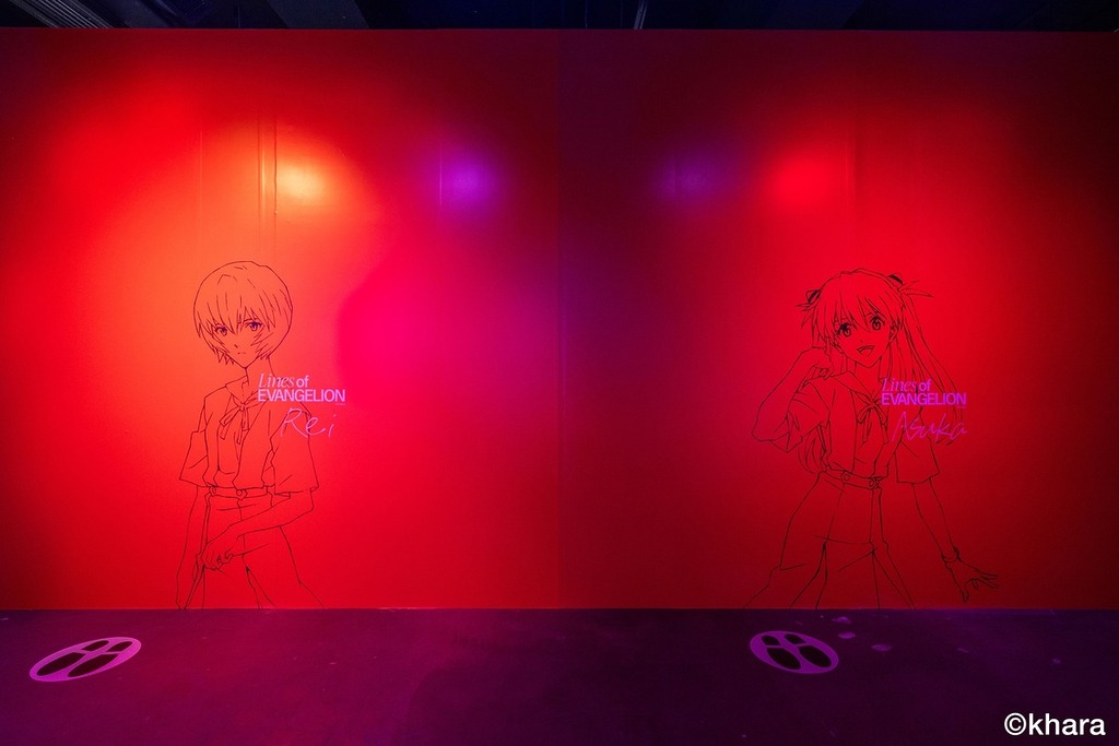 素描版角色背景板打卡位