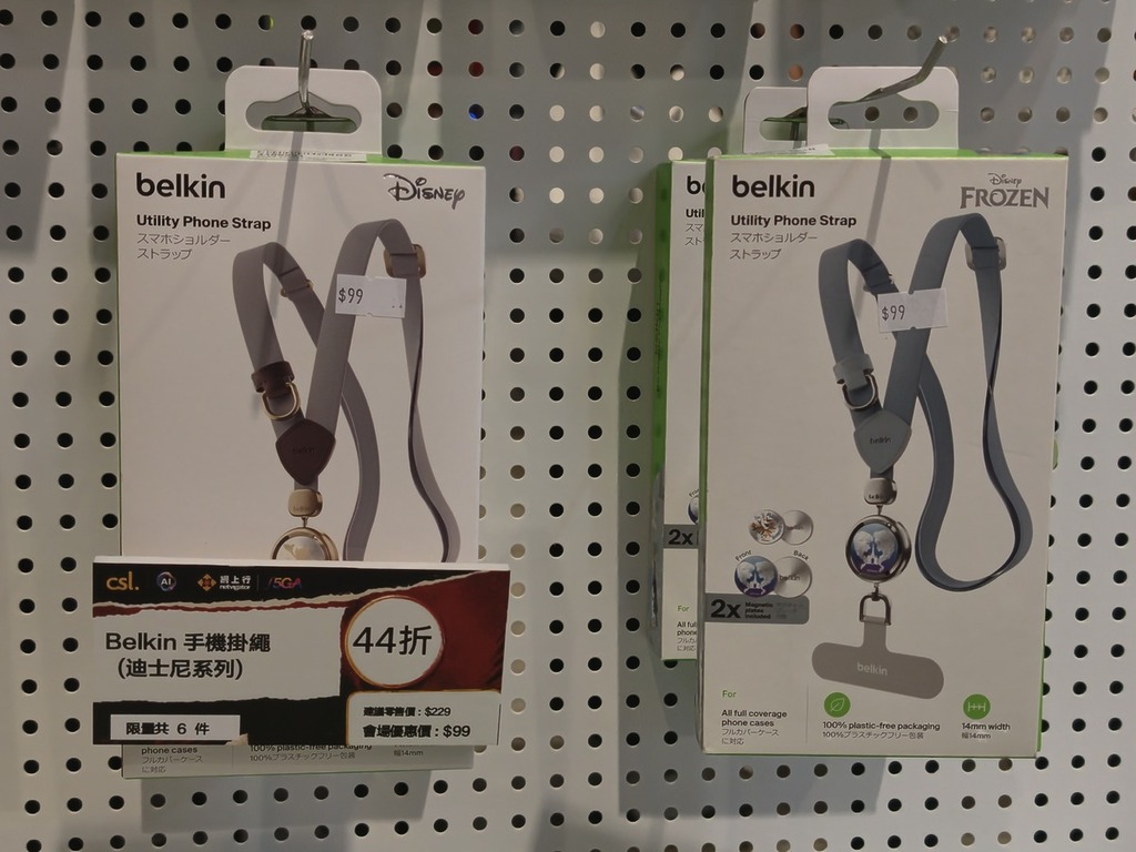 Belkin 迪士尼系列手機掛繩只賣 $99。
