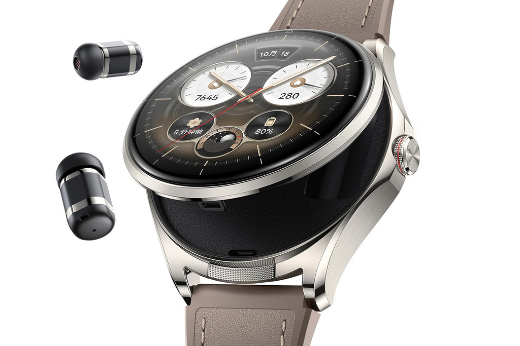 手錶耳機二合一設計的 HUAWEI WATCH Buds 2 手錶