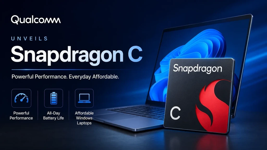 相較於傳統 x86 架構產品，Snapdragon C 筆電會有三大優勢：續航力、零噪、行動網絡。