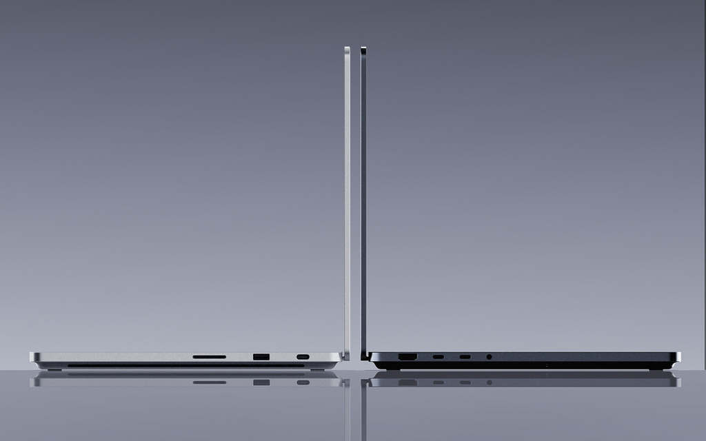配備 HDMI、USB-C、USB-A、3.5mm 耳麥接口和全尺寸 SD Card 讀卡器。