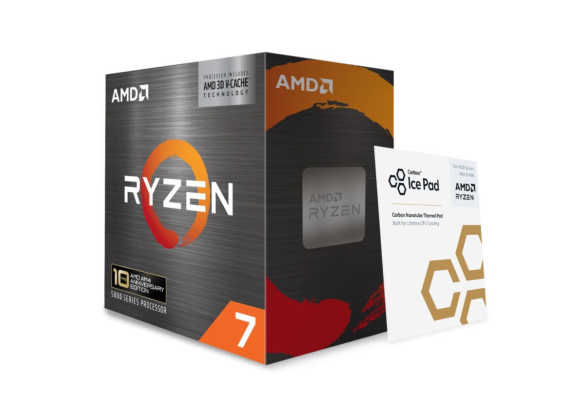 AMD 表示會附有 Carbice Ice Pad 散熱貼,包裝有十周年版本字樣,可起到防止二手當全新的作用?