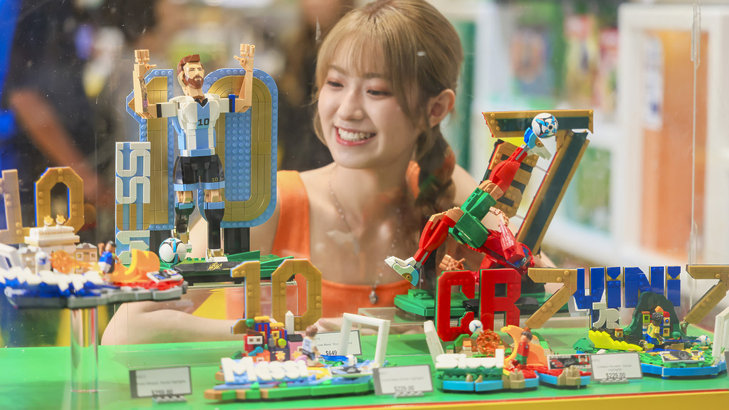樂高拼砌達人作品展示區