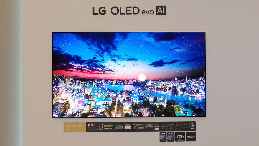 全新 OLED evo AI G6 系列成功將技術推進到第二代 Tandem OLED 2.0 雙層堆疊架構,配合 Brightness Booster Ultra 技術,將峰值亮度推向恐怖的 4,500 nits。