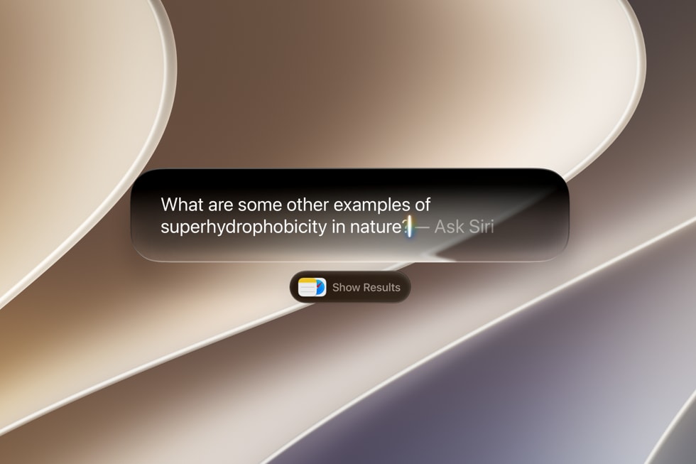Siri AI 已整合至 iPad 和 Mac 的 Spotlight 功能中,因此使用者幾乎可以搜尋任何主題的答案。