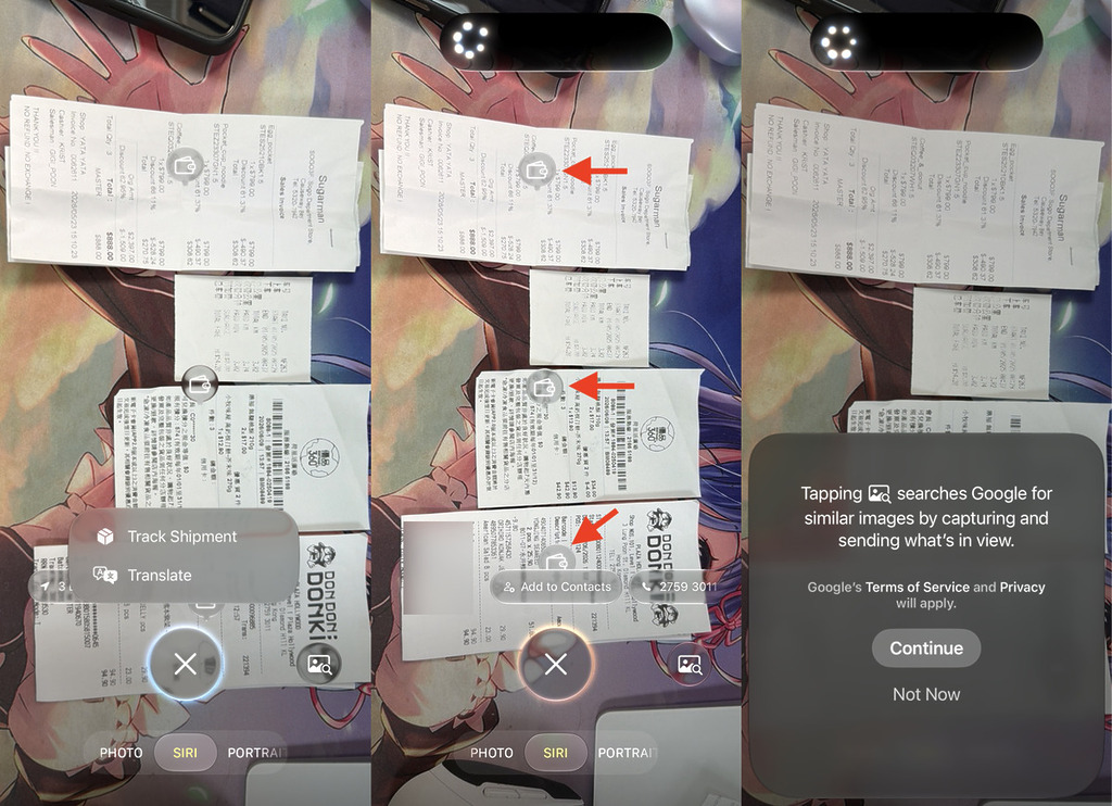 能在鏡頭下找尋有用的資枓，加上標籤。