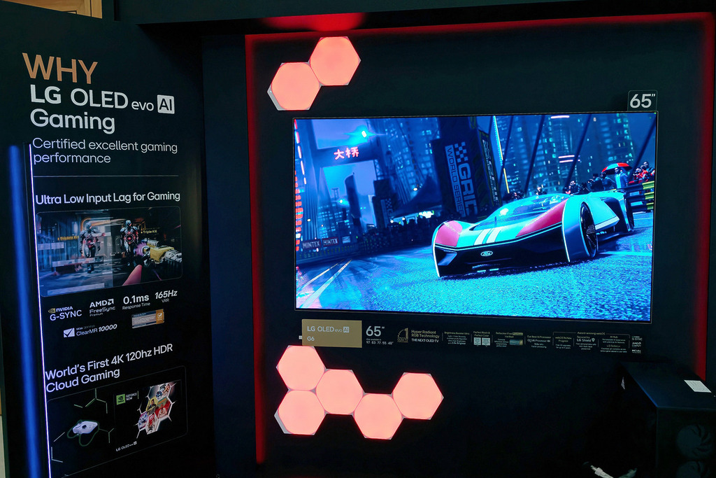 用戶如有 GeForce NOW 帳號，便可在電視上享受 4K 120Hz HDR 雲端遊戲體驗。